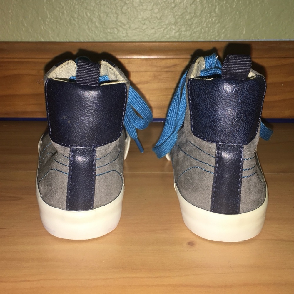 Kids GAP Blue High Top Sneakers 9 - Picture 3 of 12